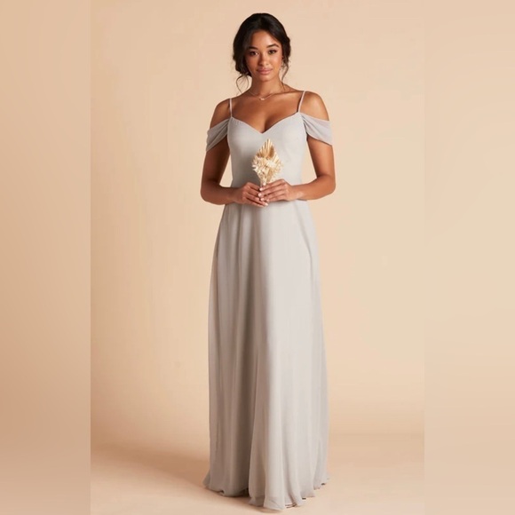 Birdy Grey Devin convertible Chiffon in Dove Gray Size XS - Picture 2 of 8